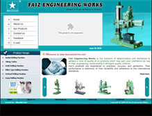 Tablet Screenshot of faizradialdrills.com